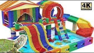 DIY - How To Build Amazing Maze Labyrinth For Pet Hamster from Magnetic Balls | Magnet World 4K