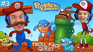 SUPER TROLLIO BROS CATCHING TROLLEMON! Troll Face Quest Video Games