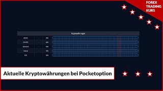 Welche Kryptowährungen bietet jetzt Pocketoption