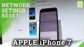 APPLE iPhone 7 RESET NETWORK SETTINGS / RESTORE NETWORK