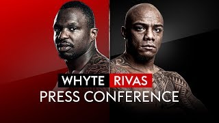 LIVE PRESS CONFERENCE! Dillian Whyte v Oscar Rivas ?