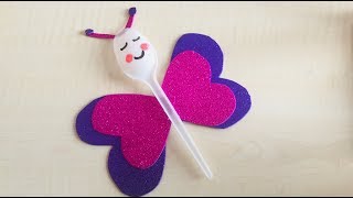 Kaşıktan Kelebek Yapımı - Sanat Etkinliği - Okul Öncesi Etkinliklerim