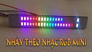 Hướng dẫn lắp đặt mạch led nháy theo nhạc RGB mini