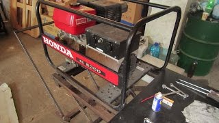 Какое масло заправлять в двигатель бензинового генератора? На примере Honda GX 390