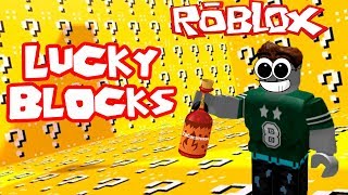 ROBLOX Lucky Block Battlegrounds Роблокс на русском Новое видео Удачи в битвах Лаки Блоки