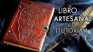 Cómo hacer un libro artesanal [Eng.Sub] Tutorial de encuadernación | How to make a handmade book