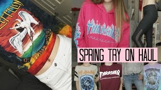 HUGE SPRING TRY ON HAUL 2017 | Urban Outfitters, Zumiez, Topshop & More!