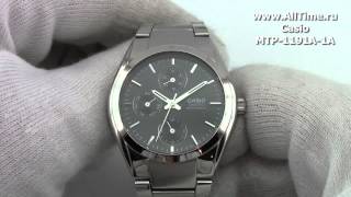 Мужские японские наручные часы Casio MTP-1191A-1A