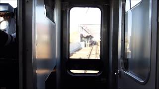 【前面展望】 札沼線 札幌から新琴似まで　Sassho line in Japan from train cab.