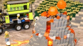 LEGO City Volcano 2016: Starter Set, Trucks and Crawlers on display!