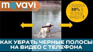 Как убрать черные полосы в видео с телефона?  | Movavi Video Suite 14