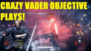 Star Wars Battlefront 2 - Darth Vader PTFOing till the END! He gotta do EVERYTHING XD