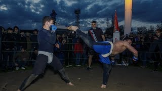 Уникальный  Удар Пяткой, Отличный бой !!!