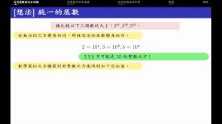 高一 指對數 01 不同底不同次方的比較大小