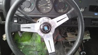 Как я установил спорт руль на свой москвич АЗЛК 2140