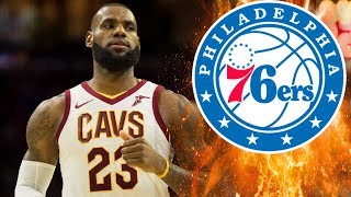 LEBRON JAMES IRÁ A LOS SIXERS?
