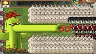 Plants vs Zombies Hack - 999 Cactus vs Dancing Zombie