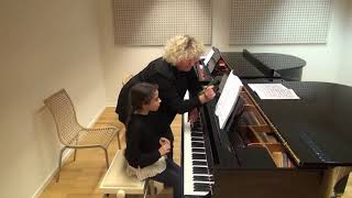 11.11.2019 Yeva Solodovska: Mira Marchenko piano master-class at Zakhar Bron School of Music, Zurich