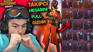 TAKİPÇİMİN HESABINI FULL DİZDİM ! İSTEDİĞİM HERŞEY ÇIKTI - PUBG Mobile