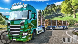 Heavy Logging Cargo Truck Transport Simulator - Offroad Game - Android gameplay