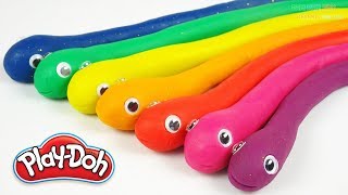 Learn Colors and Number Play Doh Animals Molding Clay Surprise Toys for Kids