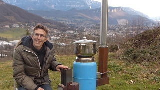 Ep16: Plan poele dragon multicombustible sans soudure /  wood or pellets rocket stove drowing