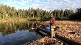 Сплав и рыбалка на реке Кеть
