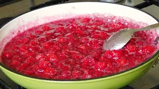 жареное малиновое варенье- заготовка на зиму-почти джем