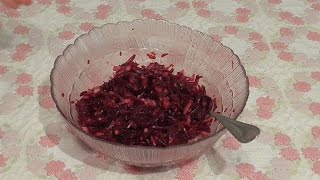 Свекольный салат простой и вкусный