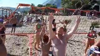 Пенная дискотека на пляже Club Hotel Belpinar, Турция 2017