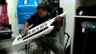 ROLAND AX-SYNTH Sintetizador portátil. Aldecy Souza - Agreste Musical.