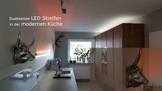 Moderne Beleuchtung LED Küche Dualweisse LED Streifen