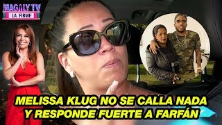 Melissa Klug no se calla nada y responde fuerte a Jefferson Farfán y Doña Charo