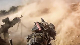 Камера на боевом шлеме - Перестрелки в Афганистане.Оружие запада. Армии мира.