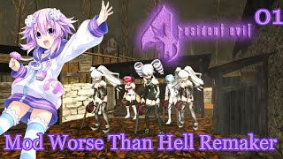 Resident Evil 4 Anime World Mod Worse Than Hell Remaker - #01- Neptune
