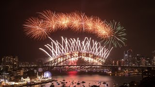 Australian capital cities welcome the New Year with spectacular fireworks displays
