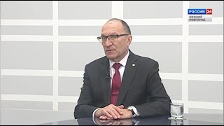 Ректор НГТУ С.М. Дмитриев в программе «Вести-Интервью» (27.12.2018)