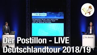 Der Postillon LIVE - der Trailer zur großen Deutschlandtour 2018/19!