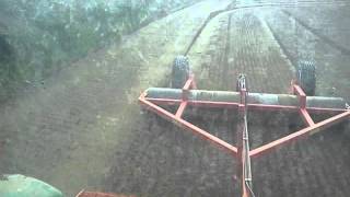 John Deere 6820 & 6620 preparing seedbed for cotton
