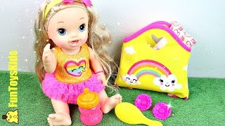 Minha Boneca Baby Alive Dançarinha Unboxing FunToysKids em Português para Crianças