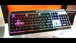Cougar Attack X3 RGB Gaming Tastatur im Test