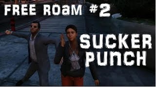 GTA 5 Free Roam - Sucker Punch - GTA 5 Funny Moments Episode 2 - Gamer Goat