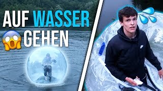 Mit XXL BALL über WASSER auf SEE gehen ??