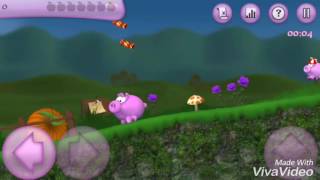 Let's play Piggly level 11 Hungry Hedgehogs Прохождение игры Поросёнок уровень 11 все конфеты и секр