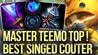 Master Teemo Top! Best Singed Counter Pick! | High Elo Replays