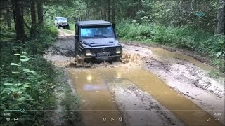 Gear Club Mercedes G class on Tractor tyres Offroad Test