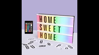 PETRİX PDA4 RGB - REMOTE - USB POWER LIGHTBOX (HARFLİ PANO)