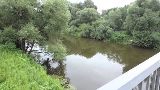 Черняховск. Мост через реку Анграпа.  Калининградская область