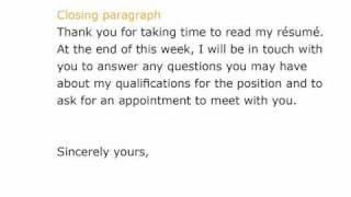 Job Application Cover Letter