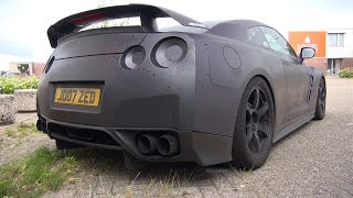 1400HP Nissan GT-R JM1400R - Start, Revs, Flames, Accelerations!